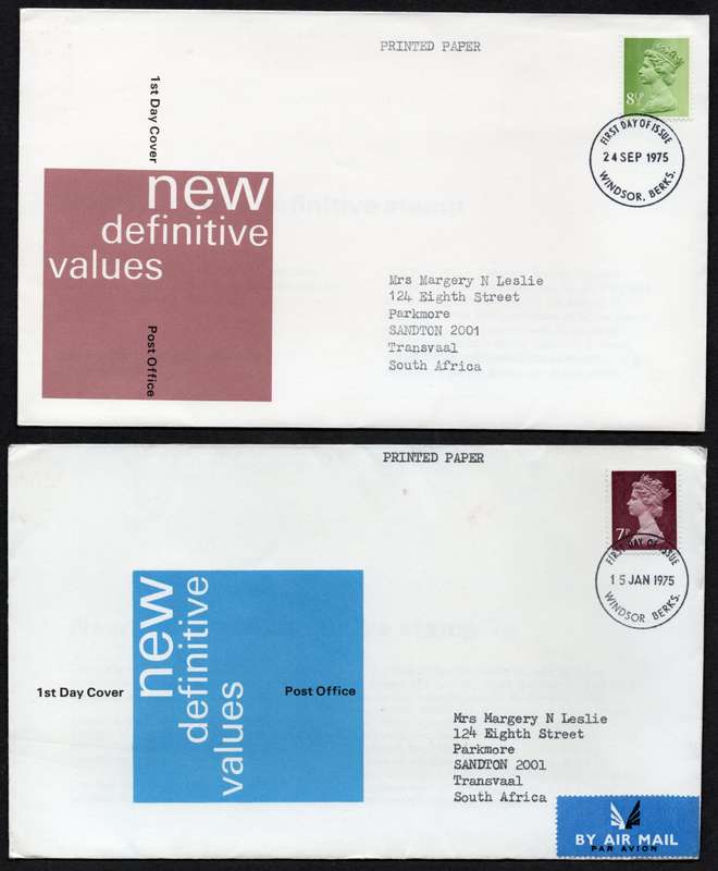 GREAT BRITAIN : NINE (9) 1970'S FIRST DAY COVERS - SEE ALL SCANS