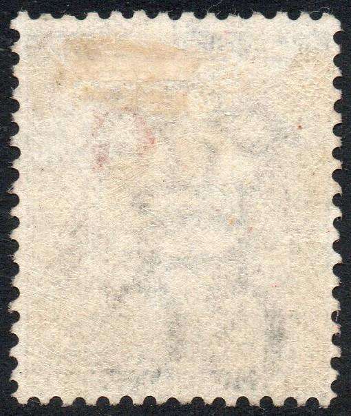 Griqualand West : 1877 SG4c ½d Grey-Black MM with o/p type 3 in red VFU -SEE SCANS