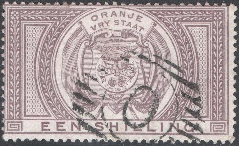 OFS SACC F3 1/- PURPLE-BROWN  VFU  CV R850