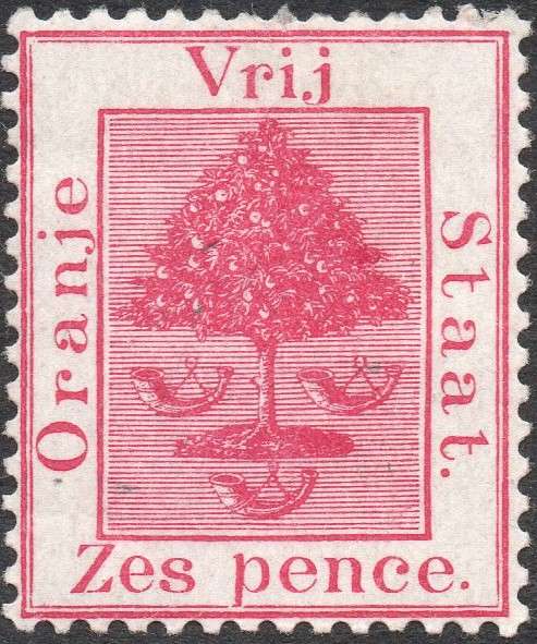 OFS 1878 SACC11  6d ROSE-CARMINE MM