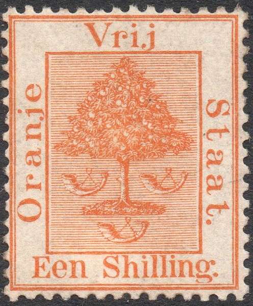 OFS 1878 SACC6 1/- ORANGE-BUFF  - MM