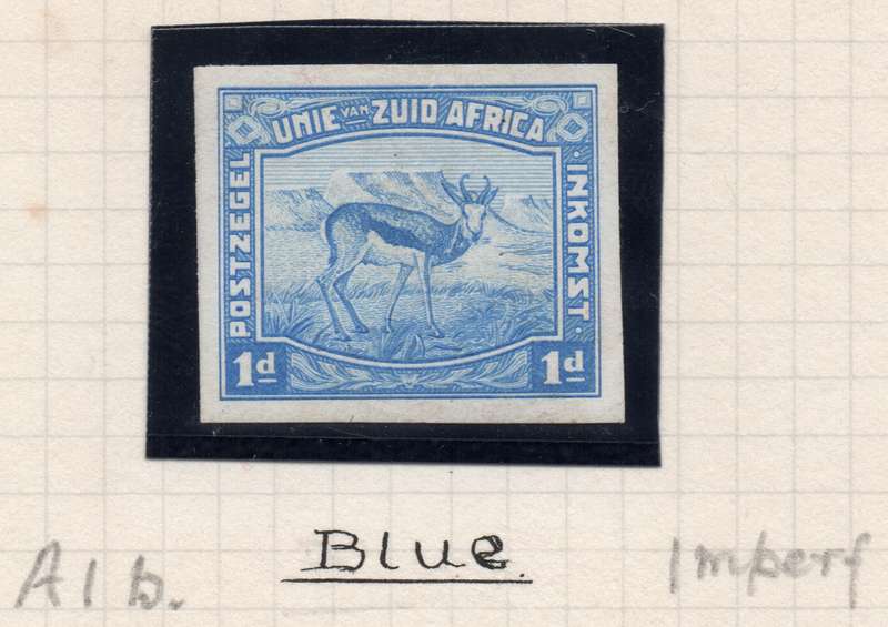 Union of SA - HARRISON ESSAYS - LARGE FORMAT PROOFS ON ALBUM PAGE - SEE BELOW