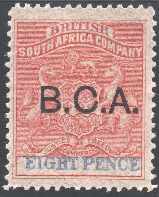 B.C.A.(Nyasaland): 1891-5 SG6a 8d Red & Ultramarine - MM