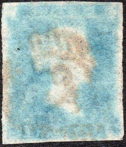 GREAT BRITAIN 1841 SG15 2d DEEP FULL BLUE - VFU - CV £110+(2017)