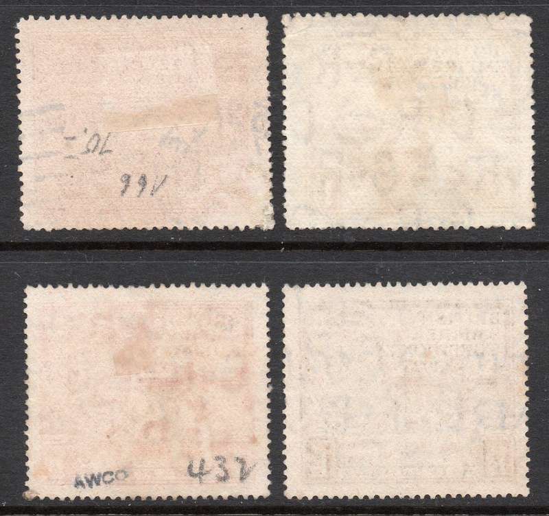 Great Britain - SG430-33 BOTH 1924 & 1925 WEMBLEY SETS USED - VERY FINE - SG 2017 CV £126