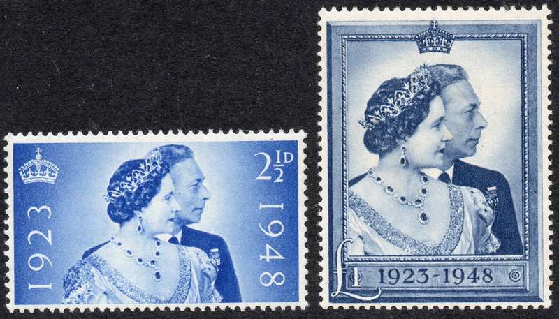GREAT BRITAIN 1948 KGVI SG493-4 COMPLETE SET OF 2 - SUPERB UNMOUNTED MINT 2017(!) CV £40.35