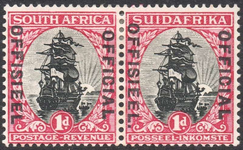 Union of SA - SACC13c 1d BLACK and CARMINE ''OFFICIAL'' - STOP AFTER ''OFFISIEEL'' - MM - CV R900