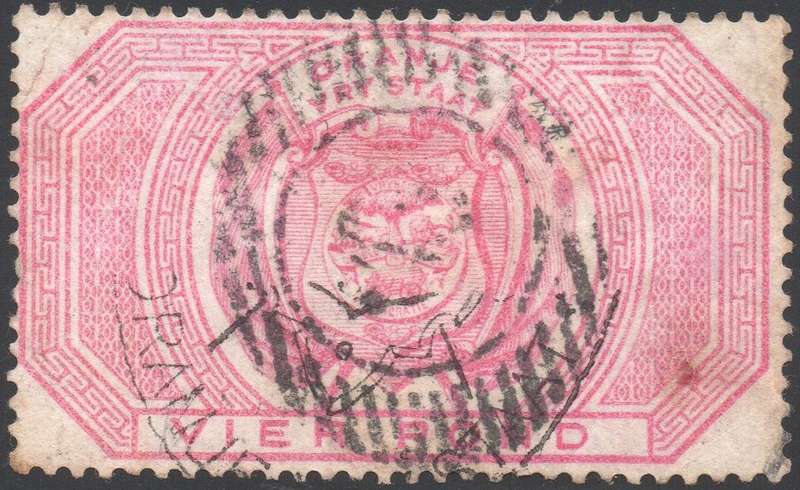 OFS 1900 SG F14b £4 CARMINE - FINE USED - CV £?