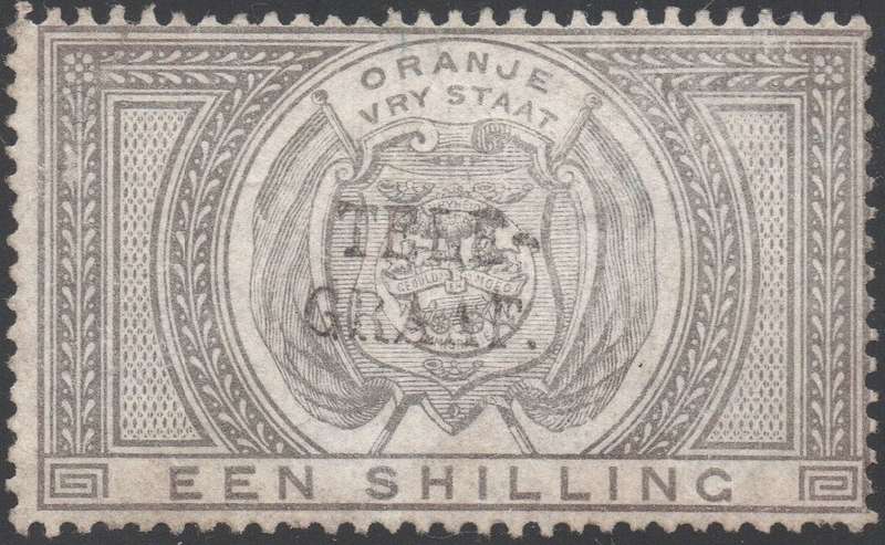 OFS 1886 SG T9 1/- PEARL-GREY - UNUSED - CV £45(2017)