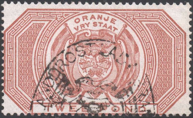 OFS 1900 SG F14 £1 RED-BROWN - VERY FINE (FISCALLY) USED