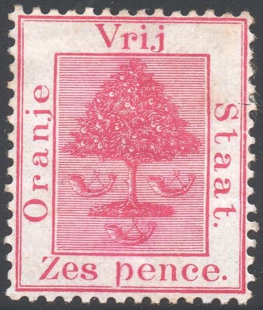 OFS 1878 SACC11  6d ROSE-CARMINE MM