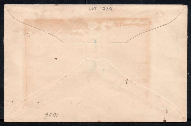 OFS 1902 COVER SENT INTERNALLY IN BLOEMFONTEIN, AFFIXED WITH 6d ON 6d BRIGHT CARMINE WITH EARLY CERT