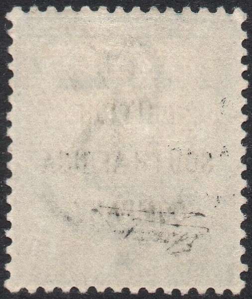 B.S.A.C. / Rhodesia 1896 SG62 4d BLUE LMM CV £32(2017)