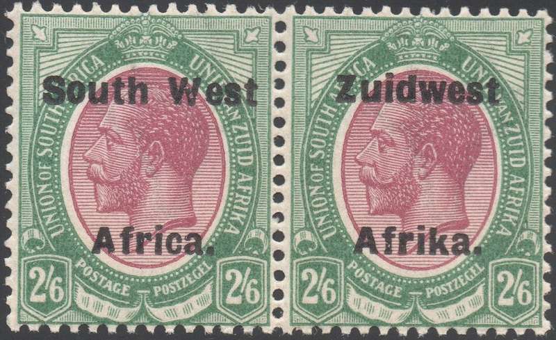 SWA 1923 SACC48 (TYPE VI) 2s6d PURPLE & GREEN MM CV R1700