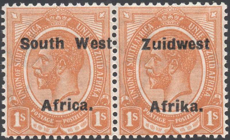 SWA 1923 SACC58 (TYPE VIa) 1/- ORANGE MM CV R300