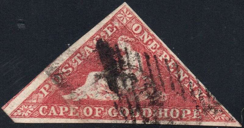 Cape of Good Hope - SACC5b - 1d DEEP ROSE - VFU - CV R15000
