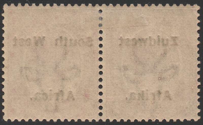 SWA 1923 TYPE VI SACC42 2d PURPLE PAIR - MM - CV R120