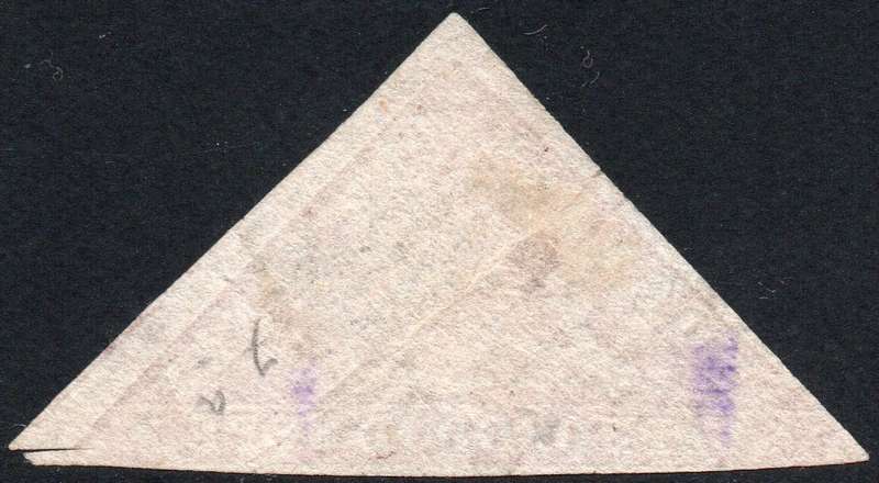 Cape of Good Hope 1861 SACC9a 1d CARMINE WOODBLOCK - FINE USED - CV R140000