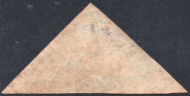 Cape of Good Hope : 1863-64 SACC7c : 6d SLATE LILAC - VFU - CV R20000