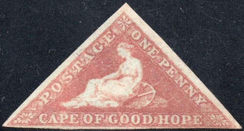 CAPE OF GOOD HOPE- SACC1  - 1d PALE BRICK-RED - MINT/UNUSED - RARE - CV R150000
