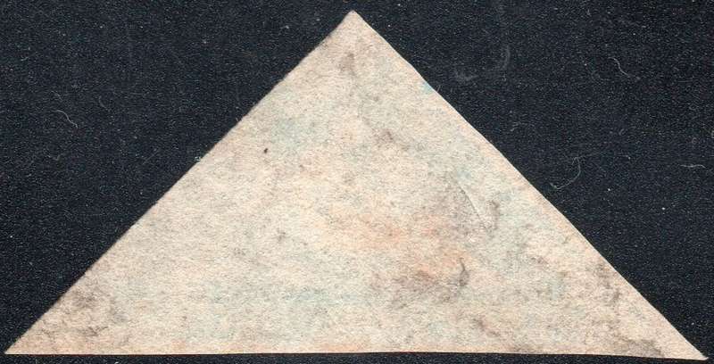 Cape of Good Hope : 1863-64 SACC7c : 6d SLATE LILAC - VFU WITH RARE RED CDS - CV R20000(for normal)