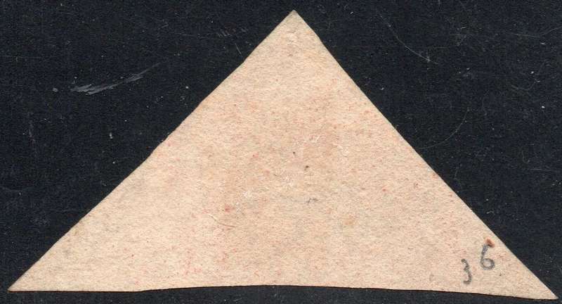 CAPE OF GOOD HOPE : 1858 SACC5b 1d DEEP ROSE RED - UNUSED - CV R50000