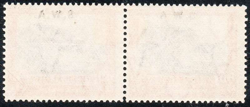 SWA 1927-30 SACC84ac 3d BLACK & RED WITHOUT STOP AFTER ''W'' - PERF DOWN - SCARCE VARIETY