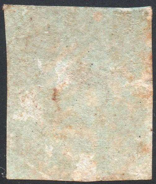 GREAT BRITAIN 1841 SG12p 1d RED-BROWN ON BLUED PAPER - FINE USED - CV from £2000(2017) - SEE BELOW