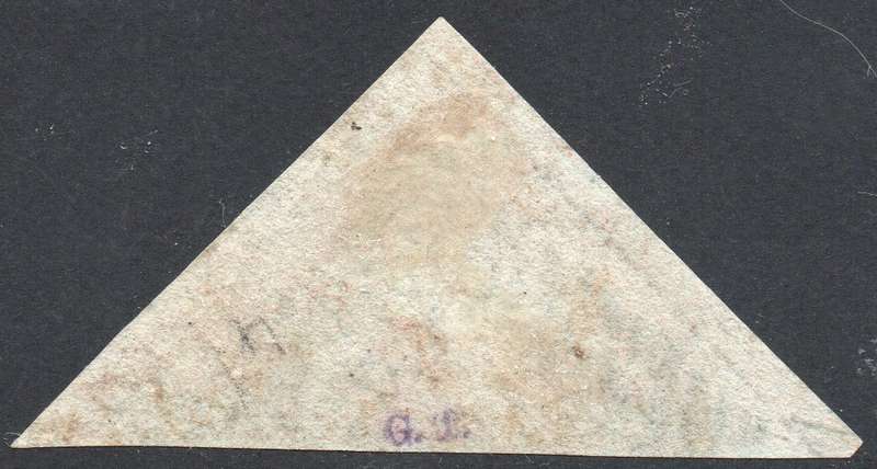 CAPE OF GOOD HOPE 1853 SACC3a 1d BROWN-RED - VERY FINE USED - CV R13000