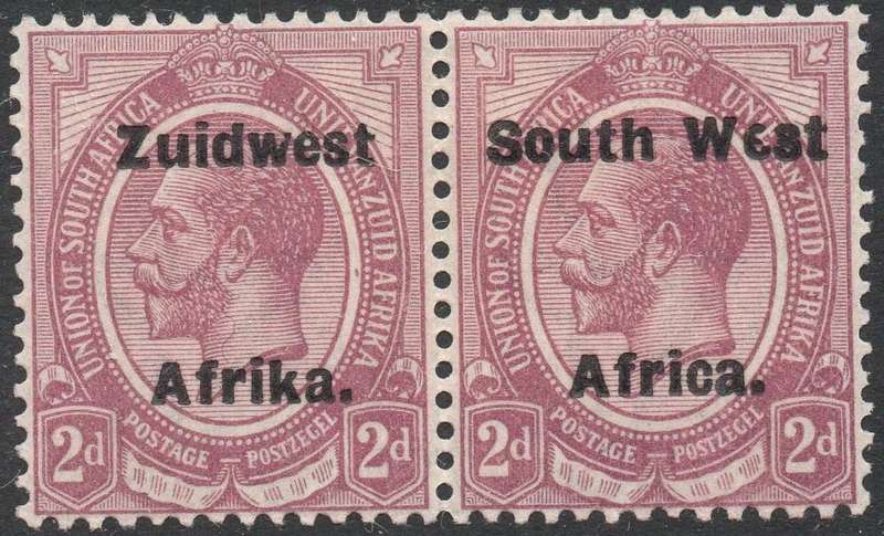 SWA 1923 SACC54b(var) (TYPE VIa) 2d PURPLE WITH ''Wcst'' for ''West'' - MM CV R350(?)
