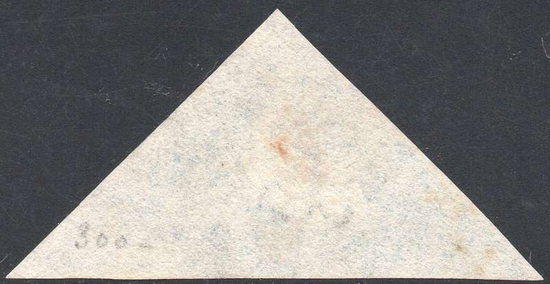 CAPE OF GOOD HOPE 1855-8 : SACC6a - 4d BLUE(WHITE PAPER) - VFU - CV R1600 - (SG >£100) - SEE SCANS