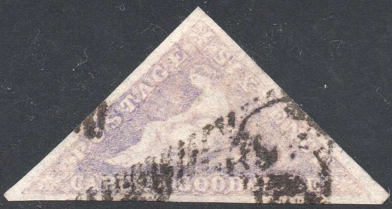 CAPE OF GOOD HOPE 1858 SACC7 - 6d PALE ROSE-LILAC - VFU - CV R12000 - SEE SCANS