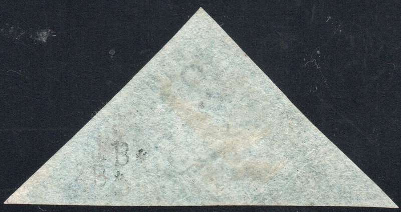 CAPE OF GOOD HOPE 1853 SG2 - 4d DEEP BLUE  - SUPERB USED  - CV £325 (R8000+) - SEE SCANS