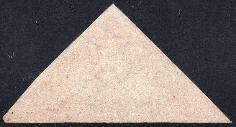 CAPE OF GOOD HOPE 1863-4 SACC14a 1d DEEP BROWN-RED - FISCALLY USED/CLEANED