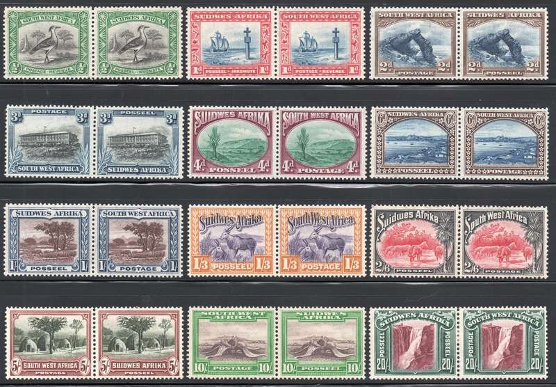 SWA 1931 1st PICTORIALS SACC103-114 - UM/MM - CV R6950 - SEE SCANS