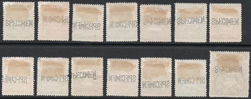B.S.A.C. / RHODESIA 1909 OVERPRINTED DEFINITIVES - FULL SET OF 14 ''SPECIMENS'' - MM - CV R10000