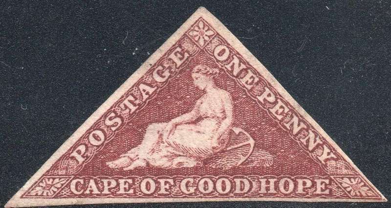 CAPE OF GOOD HOPE :  SACC14a 1d DEEP BROWN-RED - VERY FINE - ALMOST FULL O.G. - SEE SCANS CV R30000
