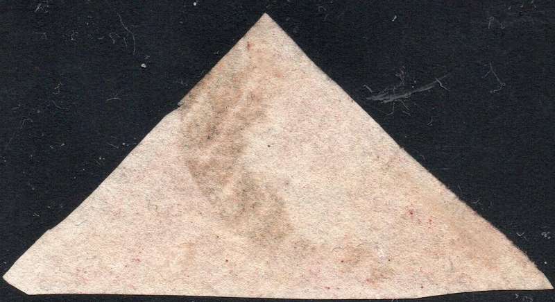 CAPE OF GOOD HOPE :  1863 SACC14  1d DEEP CARMINE RED - VFU - CV R12000