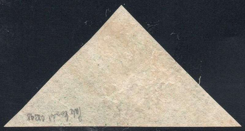 CAPE OF GOOD HOPE :  1864 SACC17a 1/- PALE EMERALD GREEN - MM - SCARCE