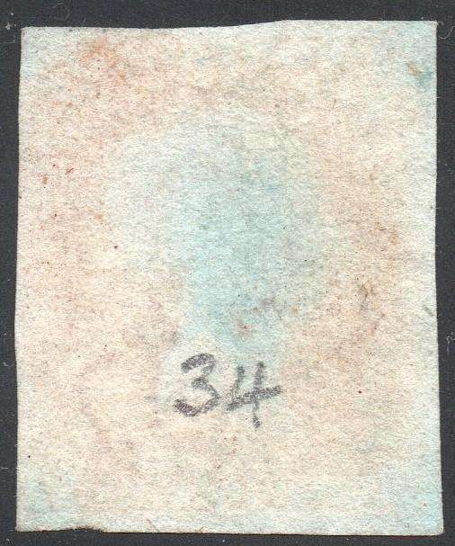 GREAT BRITAIN 1841 SG9j 1d PALE RED-BROWN WITH CORNER LETTER ''S'' INVERTED - VFU - CV £160(2017)