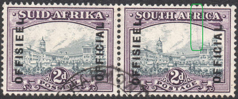 Union of SA - SACC38 2d GREY and PURPLE ''OFFICIAL'' - DOCTOR BLADE'' VARIETY -  VFU- CV R650