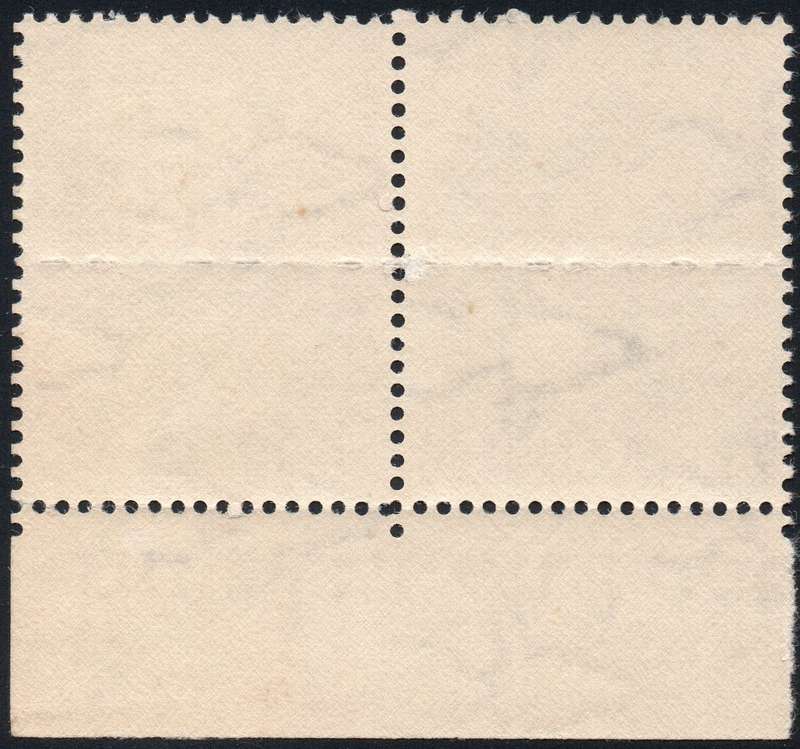 Union of SA - 1942-44 SACC102a 1/- BROWN UNIT  WITH``BURSTING SHELL`` VARIETY - UM CV R2700
