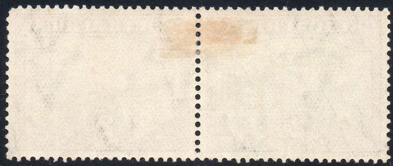 UNION OF SA SACC44b 2d SLATE-GREY and VIOLET WITH `AIRSHIP` FLAW - MM