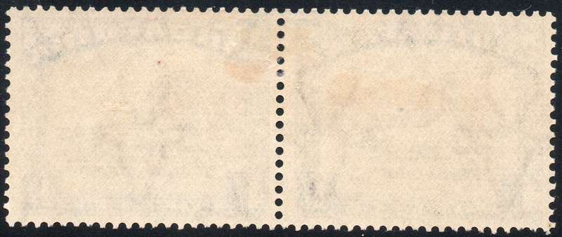 UNION OF SA 1932 SG48a 1/- BROWN & DEEP BLUE - DART IN GNU'S BACK LMM CV £375(2017)