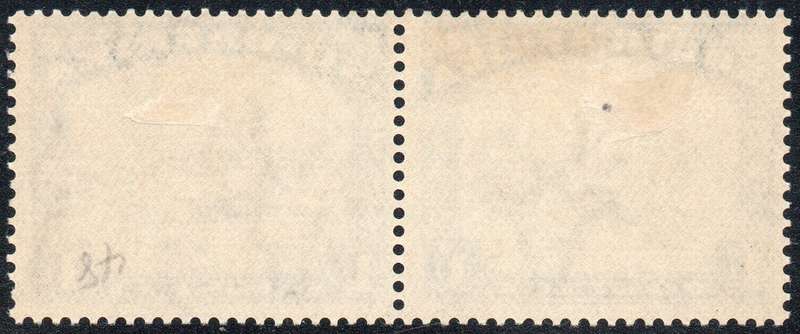 UNION OF SA 1932 SG48a 1/- BROWN & DEEP BLUE - DART IN GNU'S BACK LMM CV £375(2017)