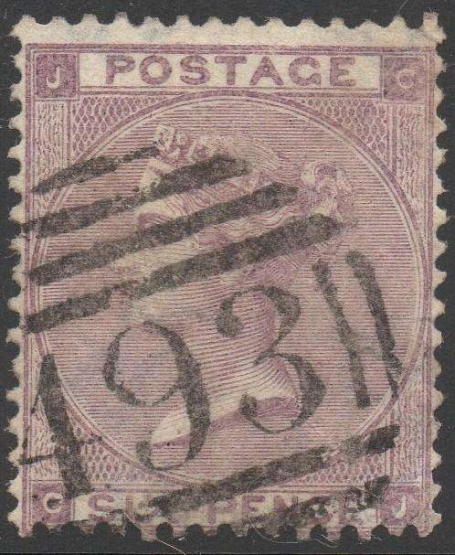 GREAT BRITAIN 1862  SG 84 6d LILAC  VFU CV £130(2017)