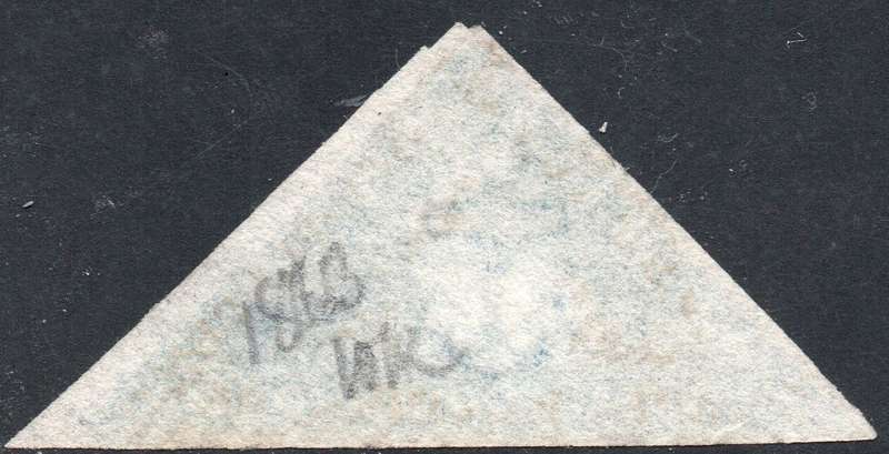 CAPE OF GOOD HOPE : 1853 SACC4 4d DEEP BLUE - VFU - CV R3500