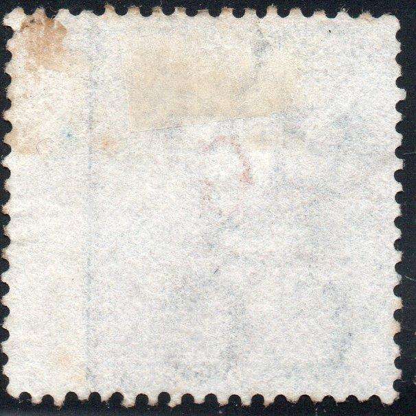 GRIQUALAND WEST 1877-8 SG7e 1st PRINTING 4d DULL BLUE, O/P TYPE 5 IN RED - VFU - CV £160+(2017)