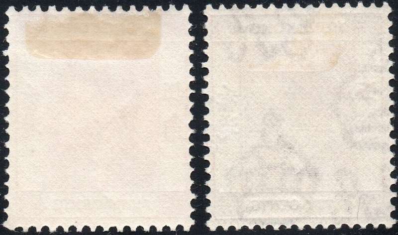 HONG KONG 1946 SG153b 50c REDDISH-PURPLE - TWO SHADES MM CV £34(2017)
