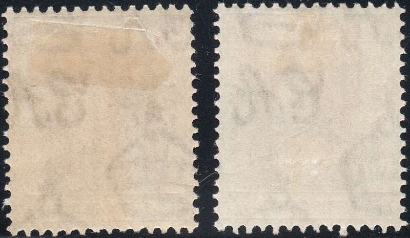 HONG KONG 1938 SG153 50c PURPLE - TWO SHADES MM CV £110(2017)